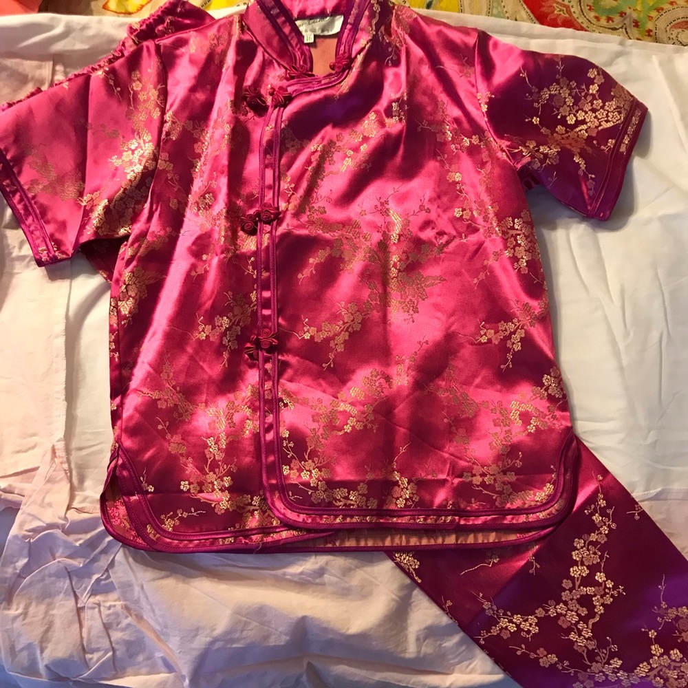 Asian style children pajamas